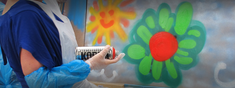Hoe ziet een graffiti workshop eruit